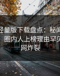 汤头条轻量版下载盘点：秘闻10个细节真相，圈内人上榜理由罕见令人全网炸裂