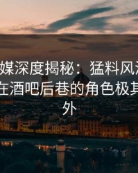 蜜桃传媒深度揭秘：猛料风波背后，神秘人在酒吧后巷的角色极其令人意外