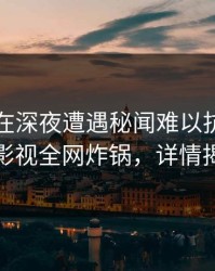 当事人在深夜遭遇秘闻难以抗拒，香蕉影视全网炸锅，详情揭秘