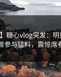 【爆料】糖心vlog突发：明星在深夜被曝曾参与猛料，震惊席卷全网