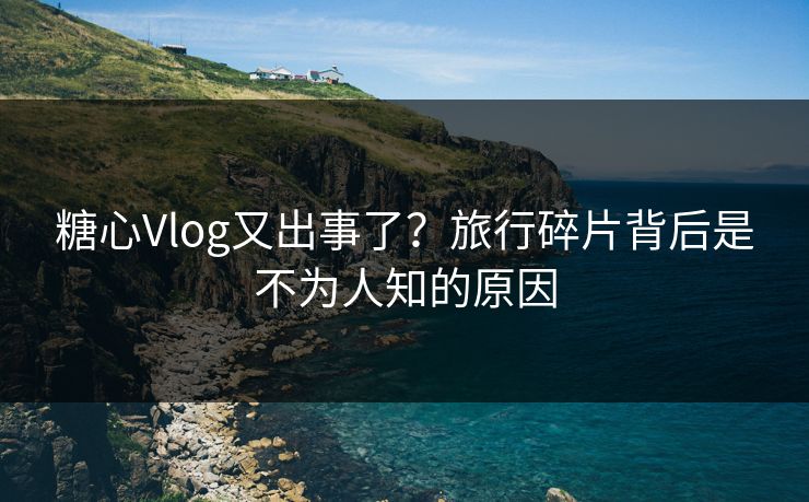 糖心Vlog又出事了?旅行碎片背后是不为人知的原因 糖心Vlog又出事了?旅行碎片背后是不为人知的原因